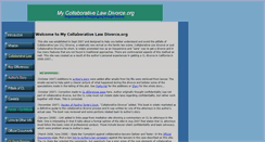 Desktop Screenshot of mycollaborativelawdivorce.org
