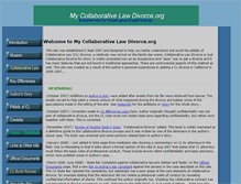 Tablet Screenshot of mycollaborativelawdivorce.org